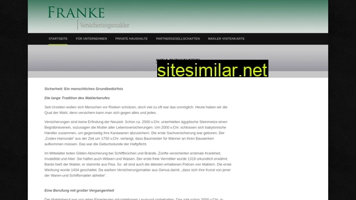 franke-versicherungsmakler.de alternative sites
