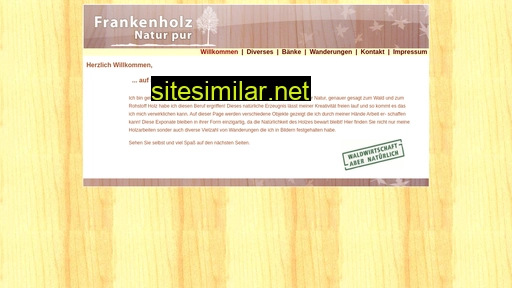 frankenholz.de alternative sites