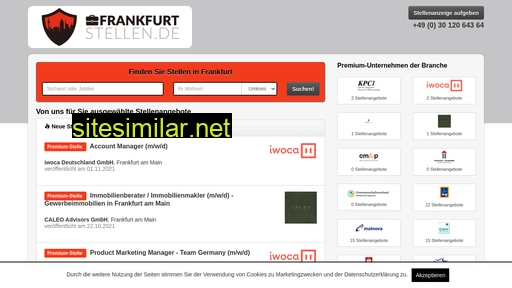 Frankfurt-stellen similar sites