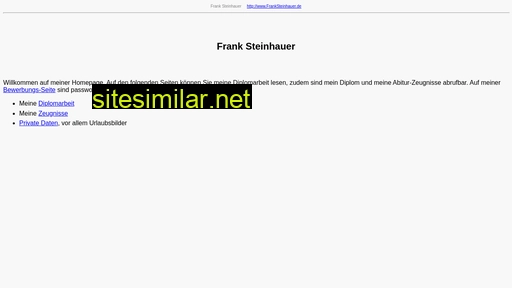 franksteinhauer.de alternative sites