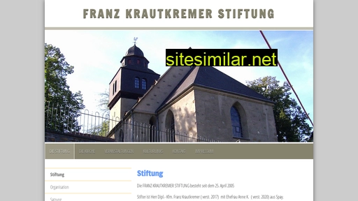 Franz-krautkremer-stiftung similar sites