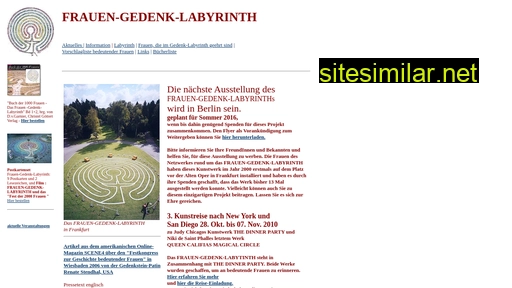 Frauen-gedenk-labyrinth similar sites