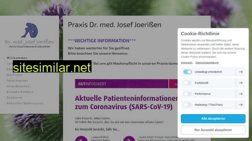 frauenarztpraxis-joerissen.de alternative sites