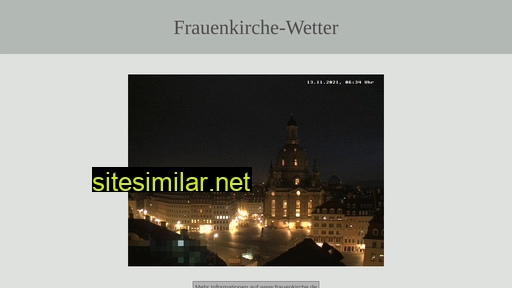 Frauenkirche-wetter similar sites