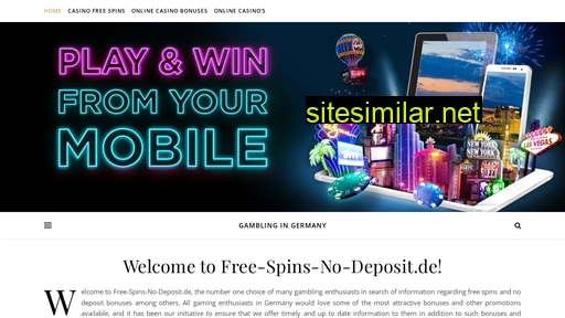 Free-spins-no-deposit similar sites