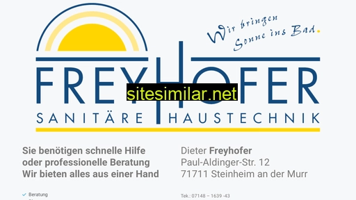 freyhofer-sanitaer.de alternative sites