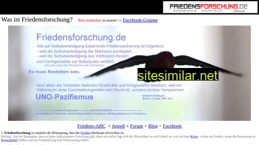 friedensforschung.de alternative sites