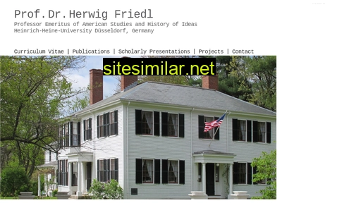 Friedl-americanstudies similar sites
