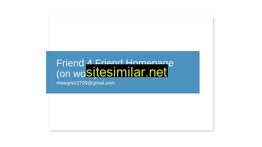 friend4friend.de alternative sites