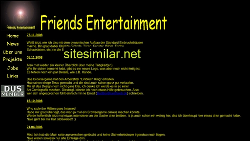 Friends-entertainment similar sites