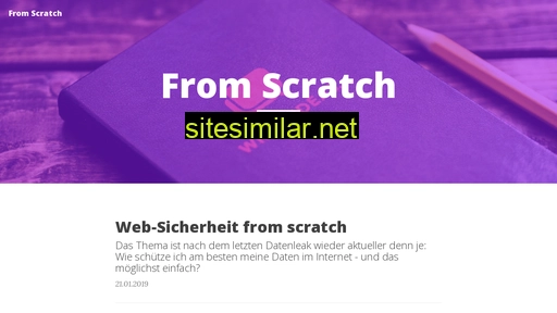 from-scratch.de alternative sites