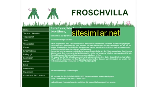 froschvilla.de alternative sites