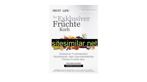 fruit-for-life.de alternative sites