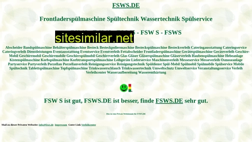 fsws.de alternative sites