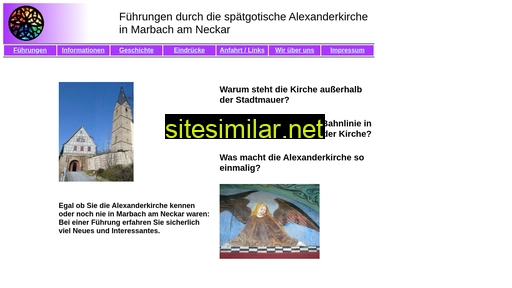 fuehrungen-alexanderkirche.de alternative sites