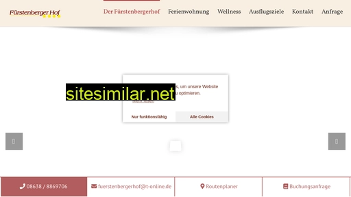 fuerstenberger-hof.de alternative sites