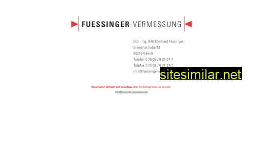 fuessinger-vermessung.de alternative sites