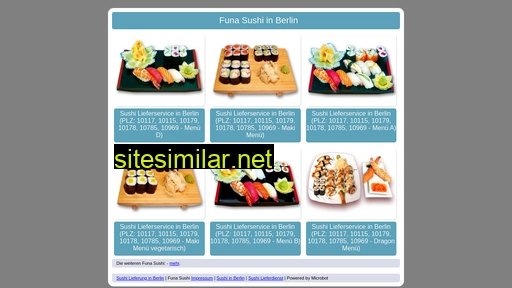 Funa-sushi similar sites