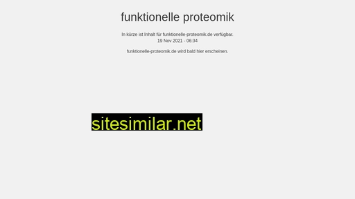 funktionelle-proteomik.de alternative sites