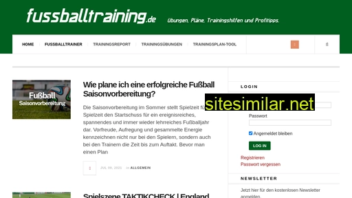 fussballtraining.de alternative sites