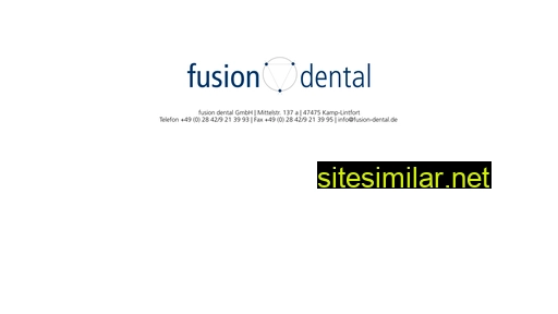fusion-dental.de alternative sites