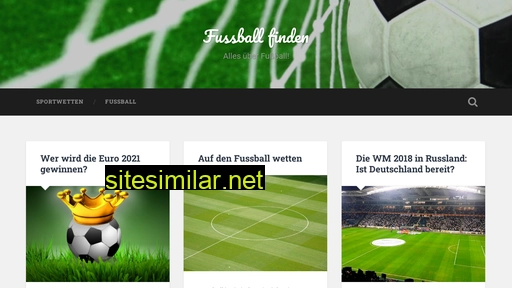 Fussball-finden similar sites
