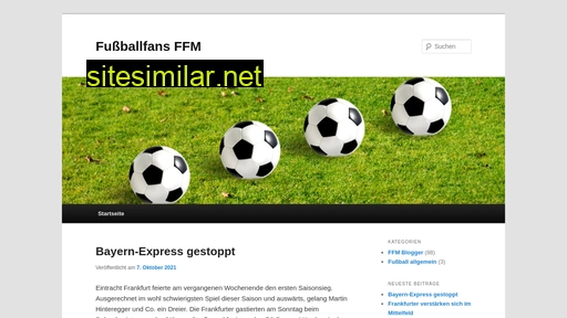 Fussballfans-ffm similar sites