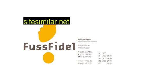 fussfidel.de alternative sites