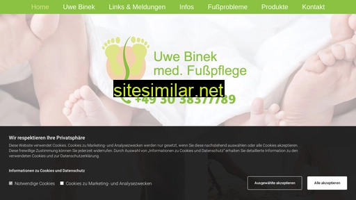 fusspflege-binek-spandau.de alternative sites