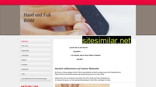 fusspflege-bruehl.de alternative sites