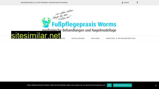 Fusspflege-praxis-worms similar sites