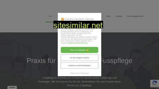 fusspflege-schlebusch.de alternative sites