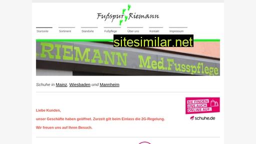 fussspur-riemann.de alternative sites