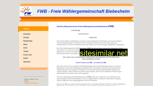 fwb-biebesheim.de alternative sites