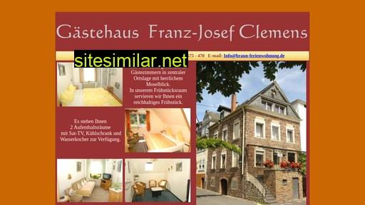 gaestehaus-clemens.de alternative sites