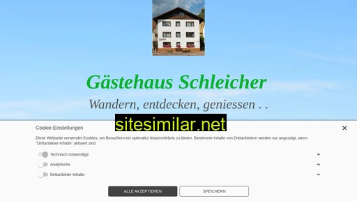 gaestehaus-schleicher.de alternative sites