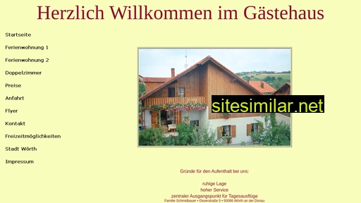gaestehaus-schmidbauer.de alternative sites
