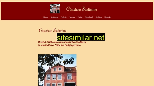 gaestehaus-stadtmitte.de alternative sites