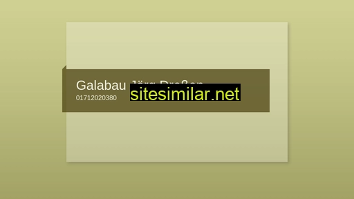 galabau-dressen.de alternative sites