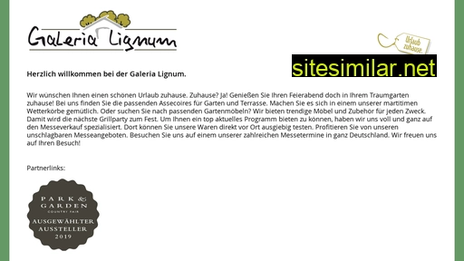 galeria-lignum.de alternative sites
