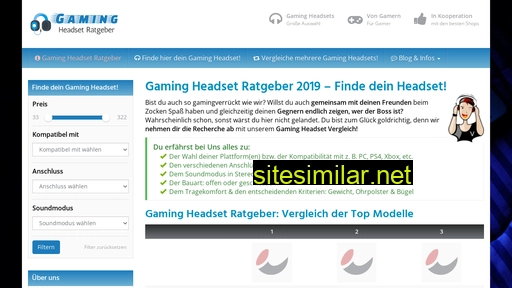 Gaming-headset-ratgeber similar sites