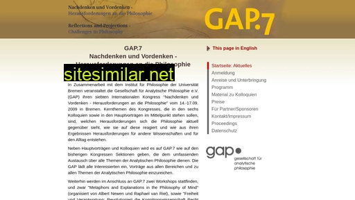 Gap7 similar sites