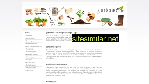 gardenio.de alternative sites