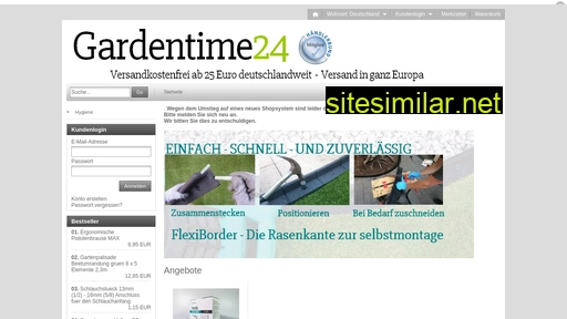 gardentime24.de alternative sites