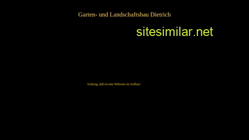 gartenbau-dietrich.de alternative sites