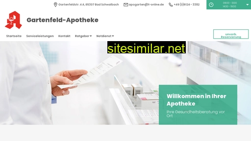 gartenfeldapotheke-app.de alternative sites