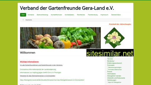 Gartenfreunde-geraland similar sites