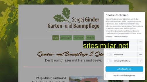 gartenundbaumpflege-ginder.de alternative sites