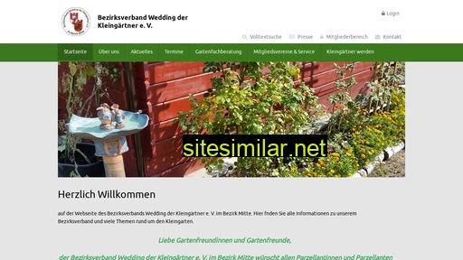 Gartenverband-wedding similar sites