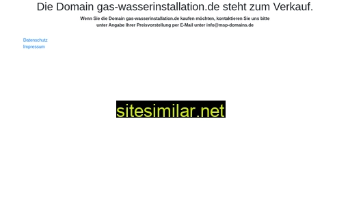 gas-wasserinstallation.de alternative sites